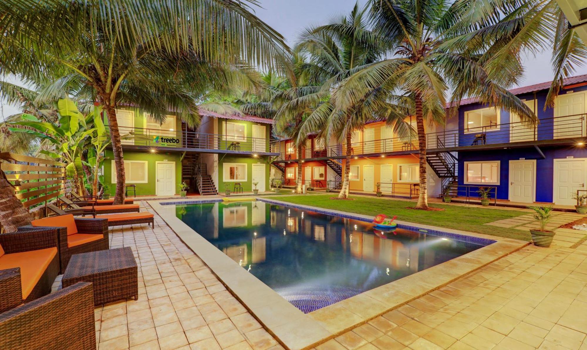 Treebo Morjim Banyan Resort Exterior foto